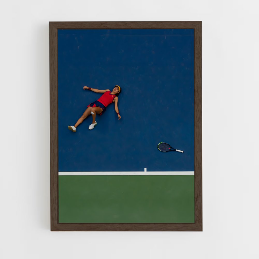 Poster La Chute du Match – affiche Tennis (vue 5)
